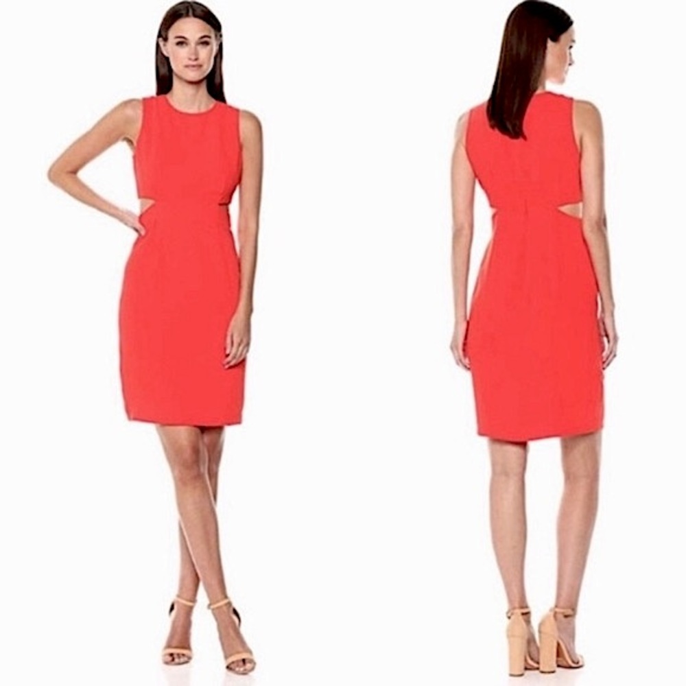 NWOT Trina Trina Turk Helena Cutout Sheath Dress 2 - Picture 3 of 11